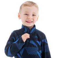 Children's hiking fleece MH120 blue