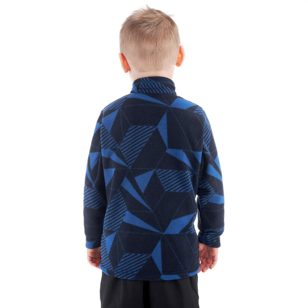 Polaire de randonnée enfant MH120 bleue