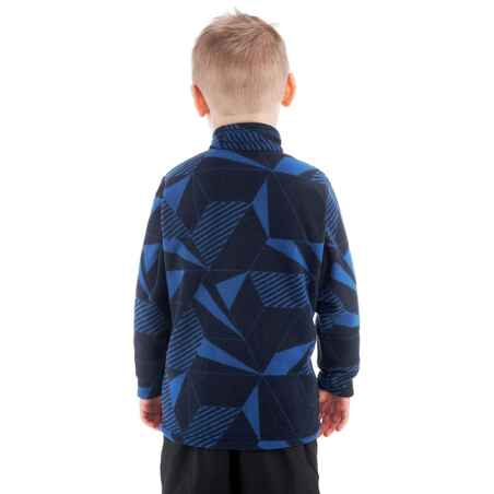 Children's hiking fleece MH120 blue