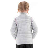 Kids' 2-6 Years Hiking Fleece MH150 - Grey