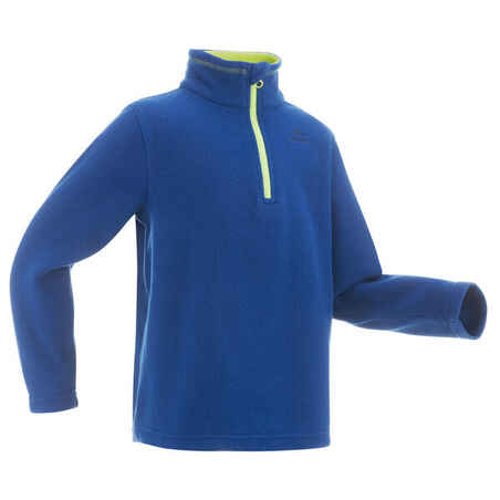 Polaire de randonnée et ski MH100 bleue - enfant 2- 6 ans