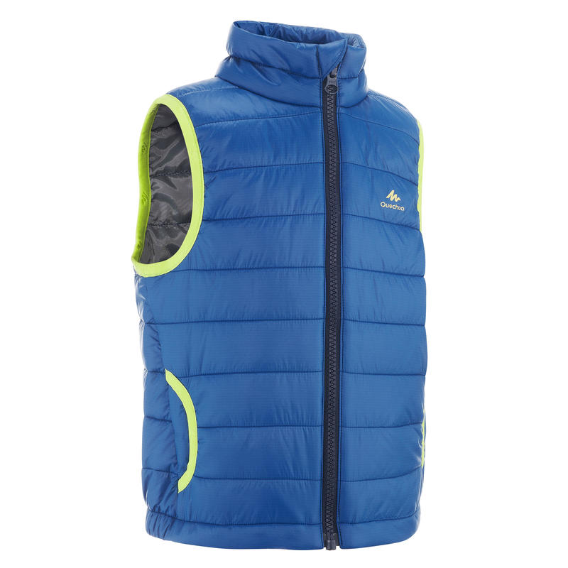 Gilet doudoune de randonnée - MH500 bleu - enfant 2 - 6 ans