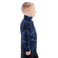 Children's hiking fleece MH120 blue