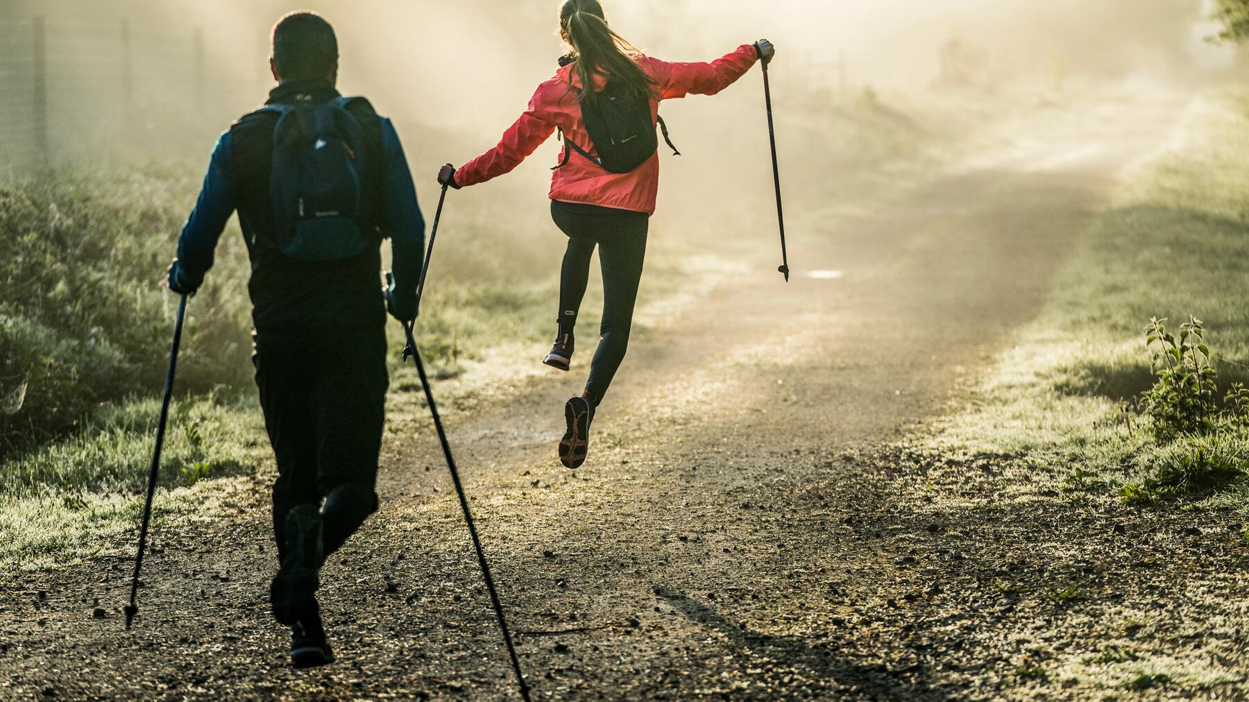 marcher en famille ou amis