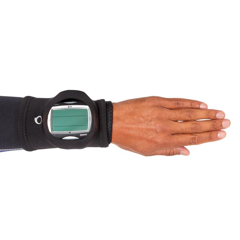 Schutzmanschette Uhr Tauchcomputer Neopren SCD schwarz