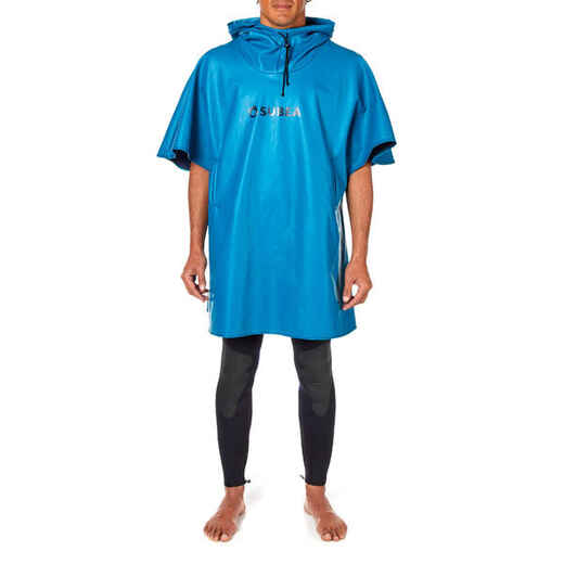 
      Poncho winddicht Fleece Tauchen SCD blau
  