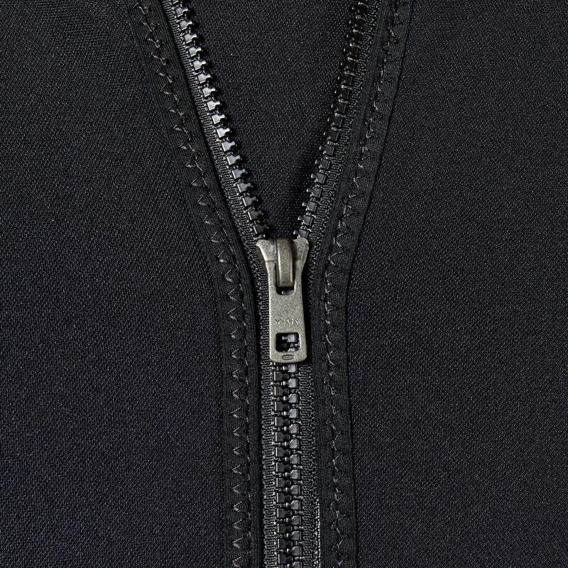 Shorty overál aláöltözet SCD, légzőkészülékes búvárkodáshoz, 1 mm, fekete, szürke