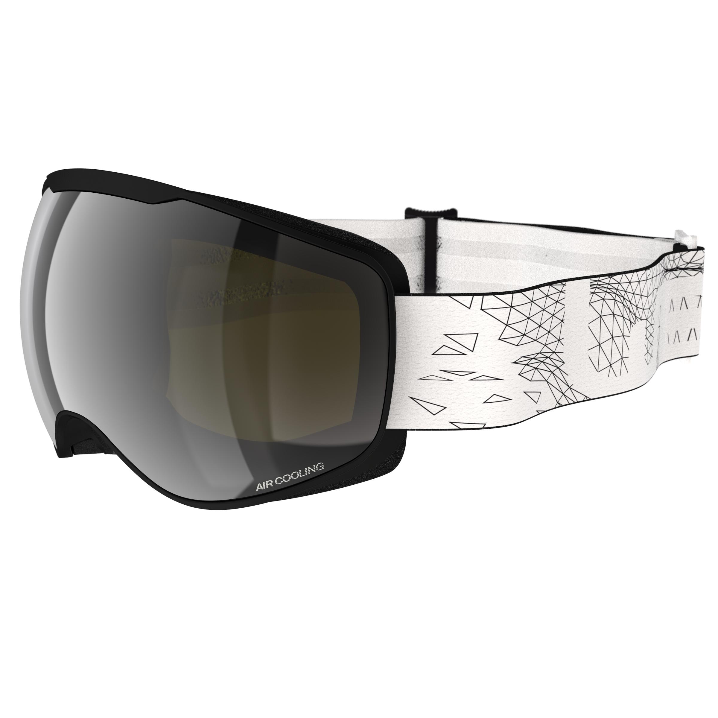 MASQUE DE SKI ET DE SNOWBOARD ENFANT ET ADULTE G 540 BEAU TEMPS NOIR - Wedze