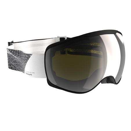 KIDS’ AND ADULT SKIING AND SNOWBOARDING GOGGLES G 900 GOOD WEATHER - BLACK