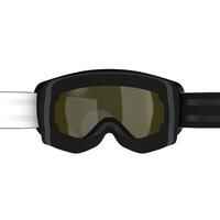 Skibrille Snowboardbrille G 900 S3 Schönwetter Erwachsene/Kinder schwarz