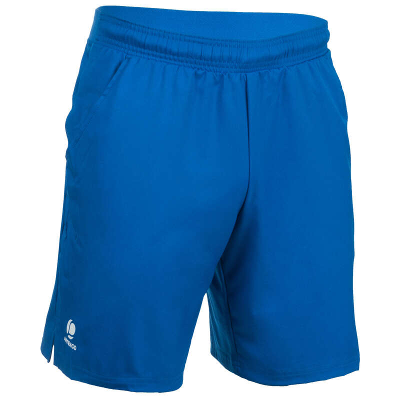 MEN WARM CONDITION RACKET SP APAREL Squash - Dry 500 Shorts - Blue ARTENGO - Squash Clothing