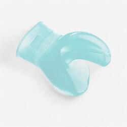 Scuba diving mouthpiece regulator monodensity for women and children in blue