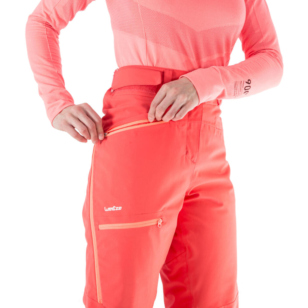 Skihose Freeride 500 Damen grau 