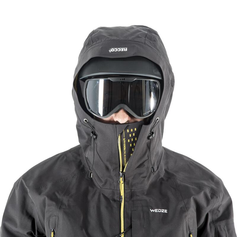 Ski-jas voor heren 3-in-1 Freeride SFR 900 grijs