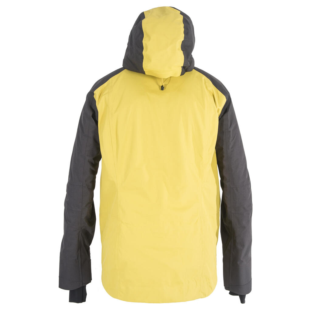 SFR 900 Men's Freeride Ski Jacket - Grey/Ochre