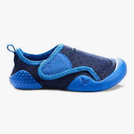 500 Baby Light Gym Bootees - Blue