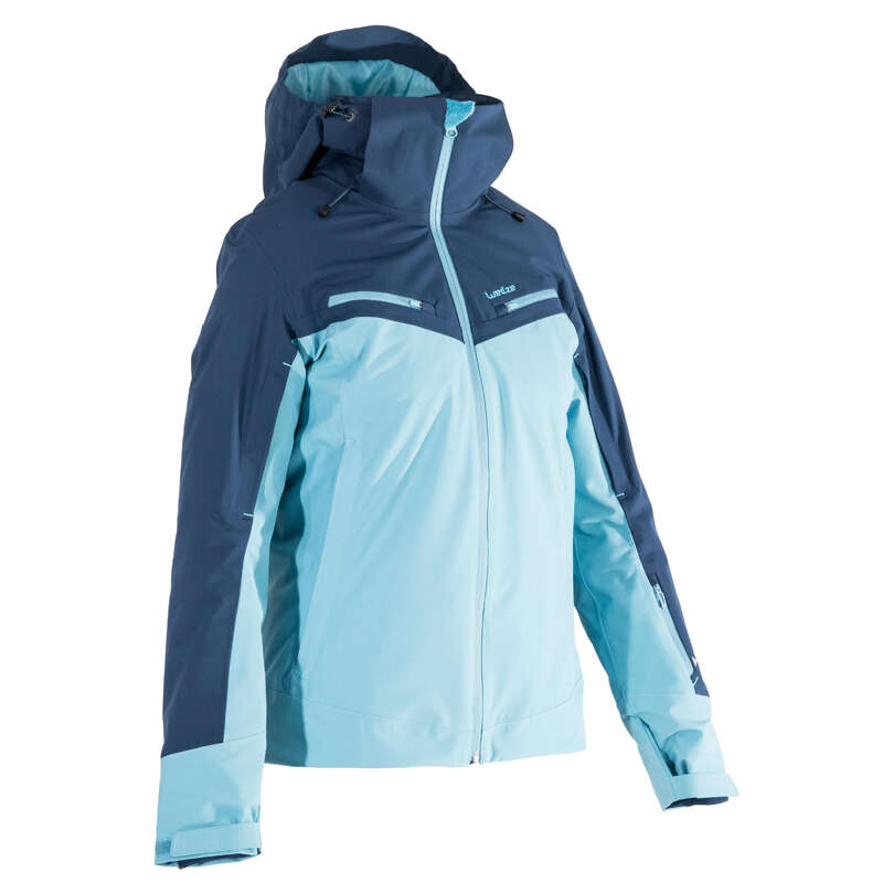 WOMAN'S FREERIDE SKIING CLOTHING - AM900 W Ski Jacket - Blue WEDZE