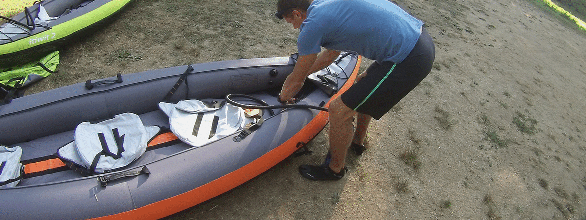 prendersi cura del Kayak gonfiabile