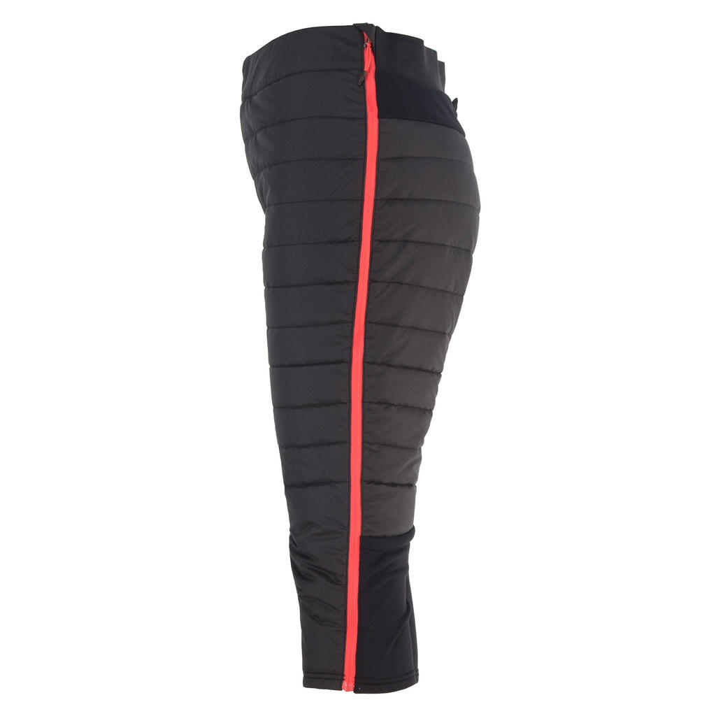 Women's Freeride Skiing Padded Shorts - Black