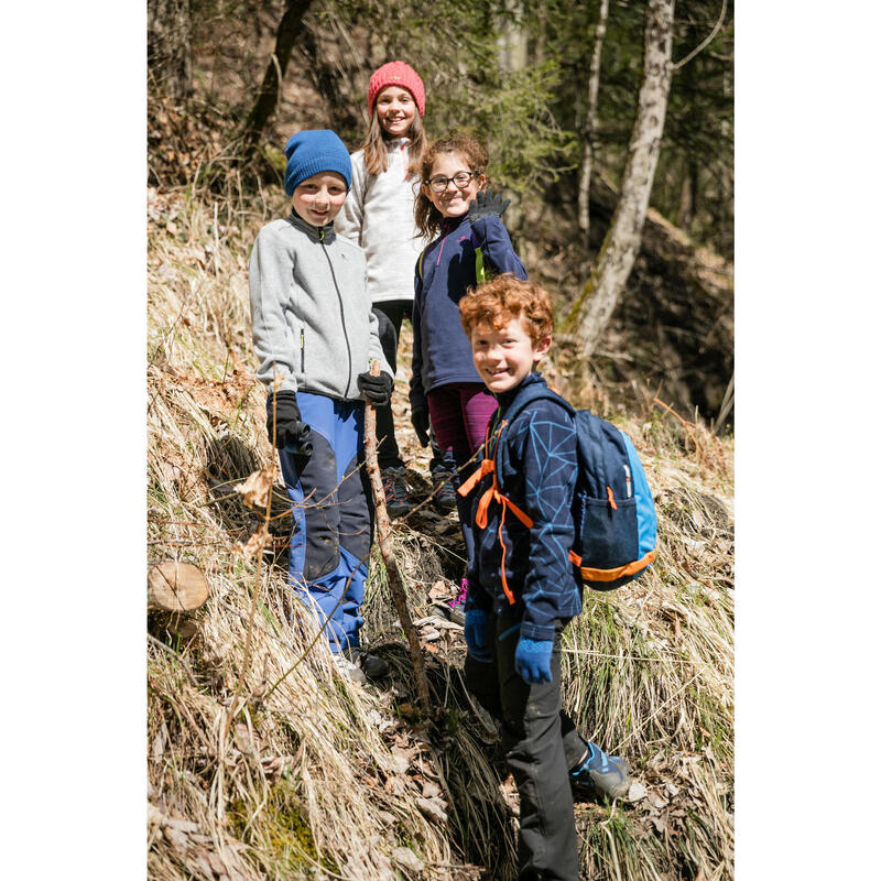 Children age 7-15 hiking fleece MH150 - grey