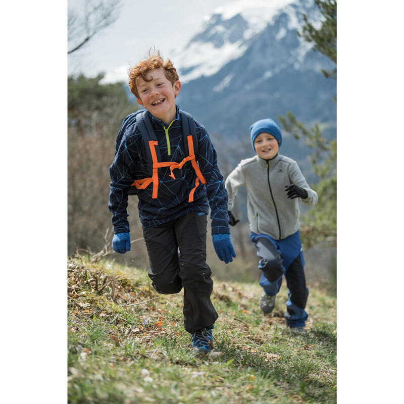 Waterdichte wandelschoenen voor kinderen NH500 mid blauw