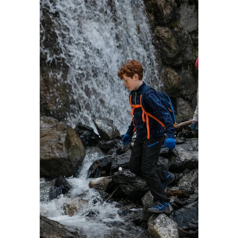 Waterdichte wandelschoenen voor kinderen NH500 mid blauw