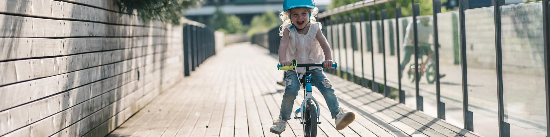 Découvrir le vélo enfant