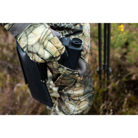 Hunting Silent Breathable Trousers 900 - Furtiv Camouflage