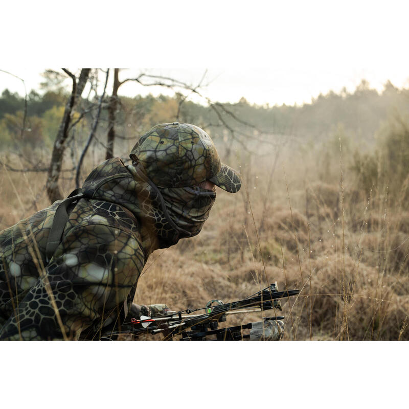 CASQUETTE CHASSE respirante 100 CAMOUFLAGE FURTIV