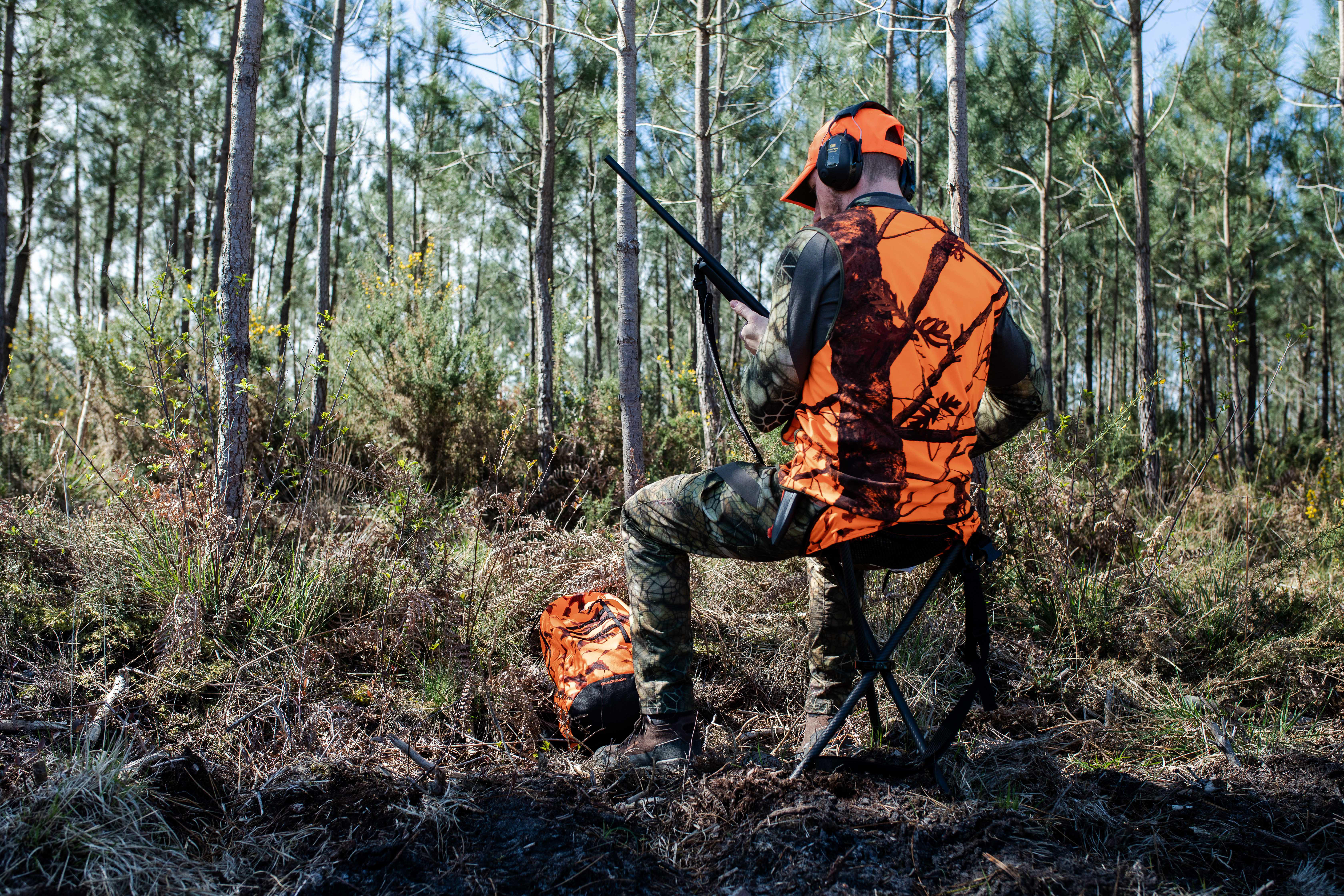 Siège de chasse en carbone BG P900 - SOLOGNAC