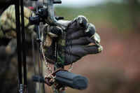 Jagdhandschuhe Atmungsaktiv Merino 900 Camouflage Furtiv
