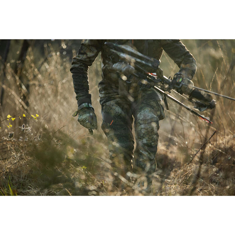 Jagdhose 900 Furtiv geräuscharm atmungsaktiv Camouflage 