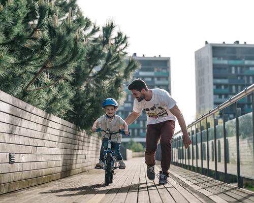 apprentissage vélo enfant