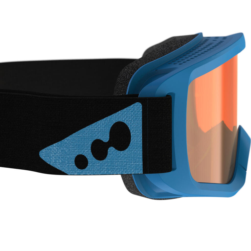 Bērnu un pieaugušo slēpošanas, snovborda brilles skaidram laikam “G 100”, zilas