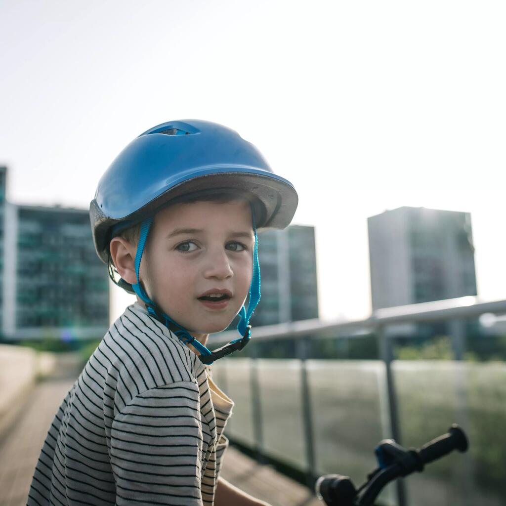 Casque vélo enfant 500 BLEU