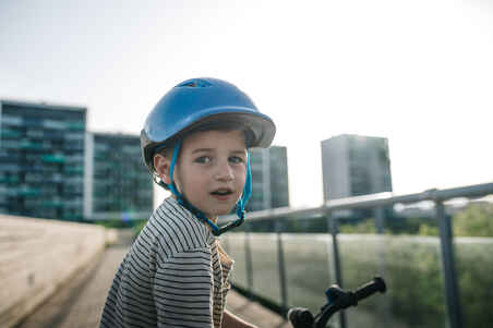 CASCO DE BICICLETA PARA NIÑOS 500 AZUL OSCURO