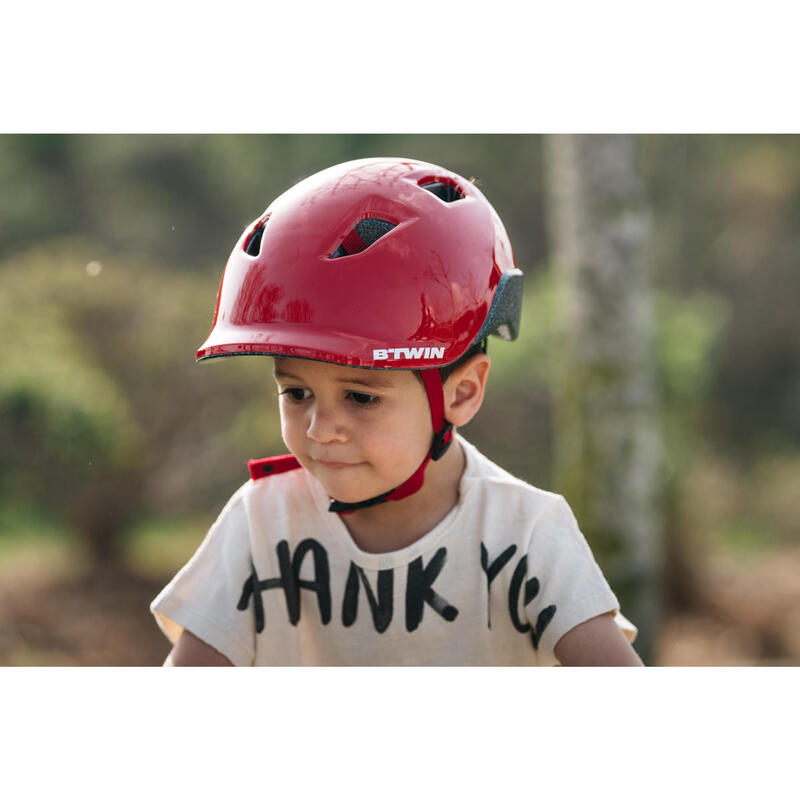 Casco ciclismo bambino 500 rosso