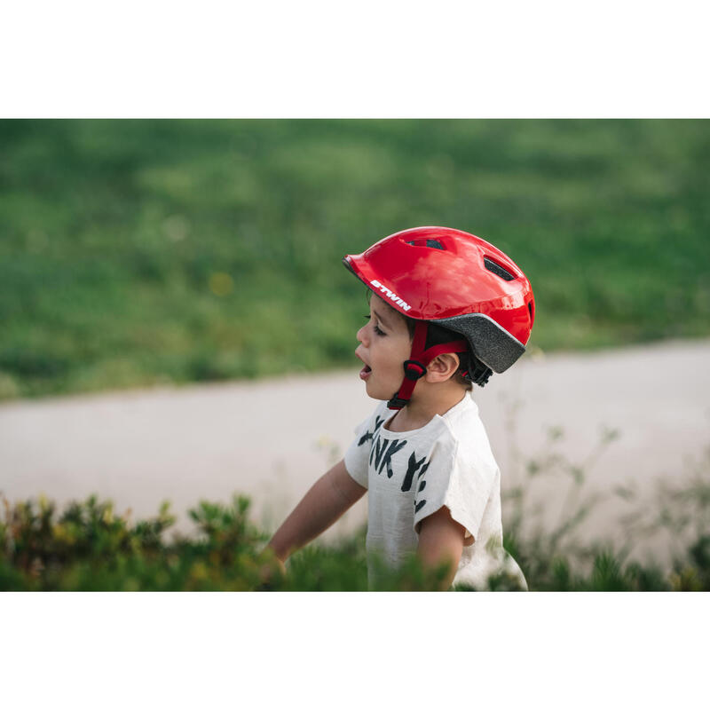 Casco ciclismo bambino 500 rosso