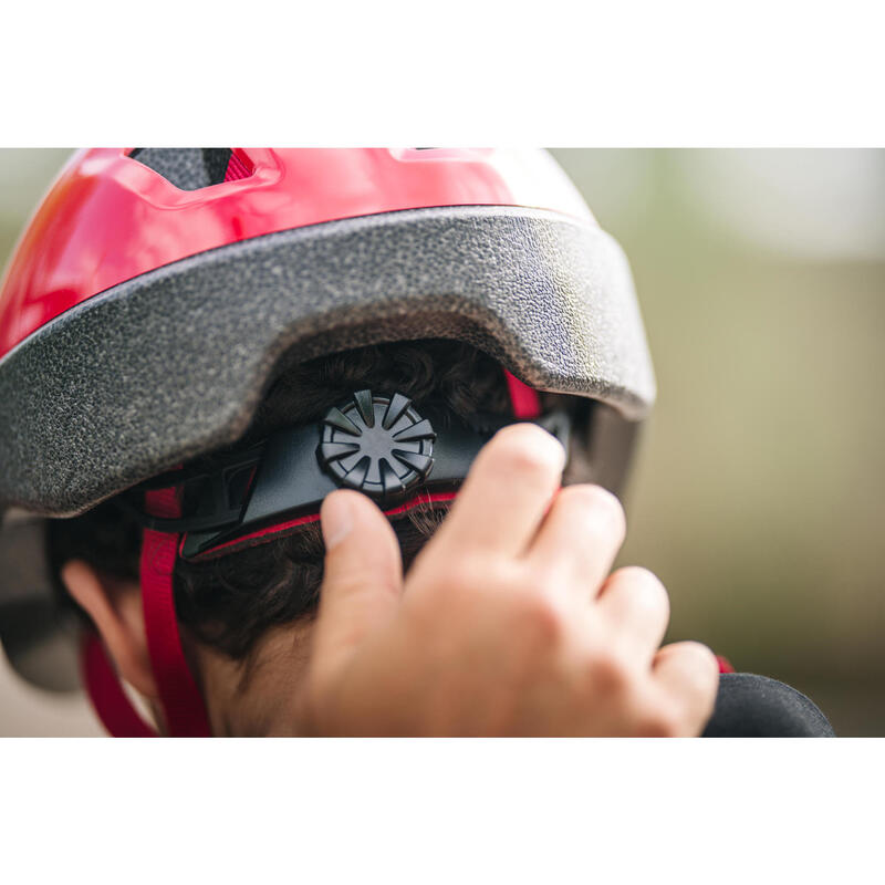 Casco ciclismo bambino 500 rosso