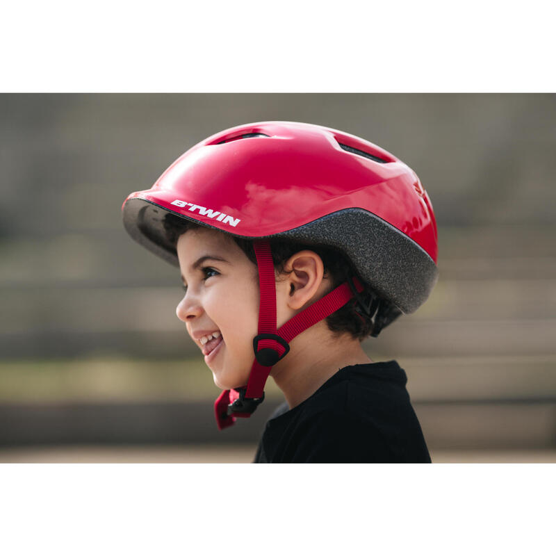 Casco ciclismo bambino 500 rosso