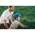 CAPACETES BICICLETA CRIANÇA Ciclismo - CAPACETE BICICLETA KH 500 AZUL BTWIN - Todos os Desportos