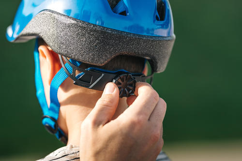 Casque Velo Enfant 500 Bleu Pour Les Clubs Et Collectivites Decathlon Pro