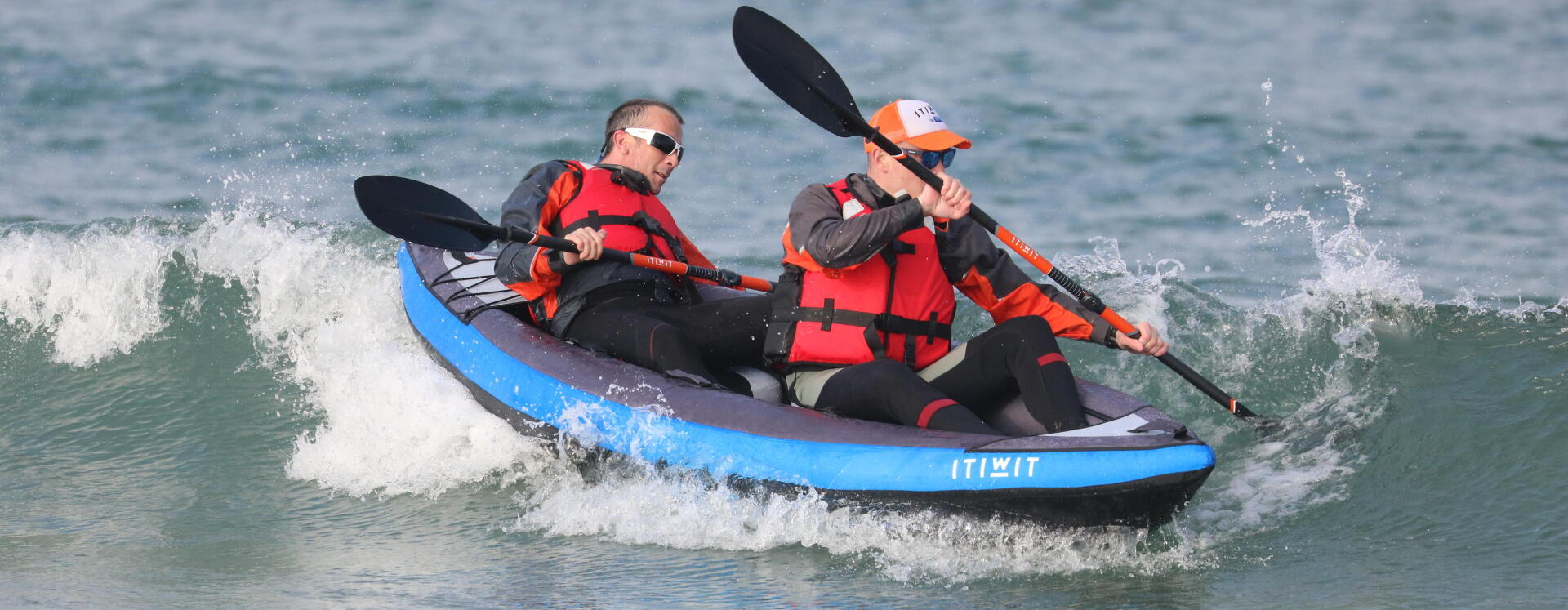 Large Inflatable Kayak Fishing Boat Water Surfing Floating