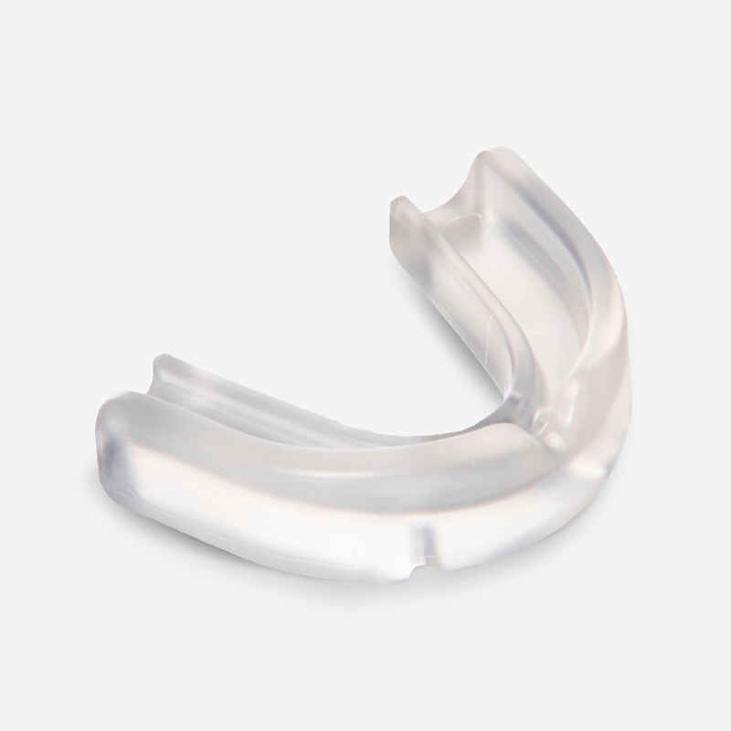 Kids' Size S Transparent Rugby Mouthguard R100