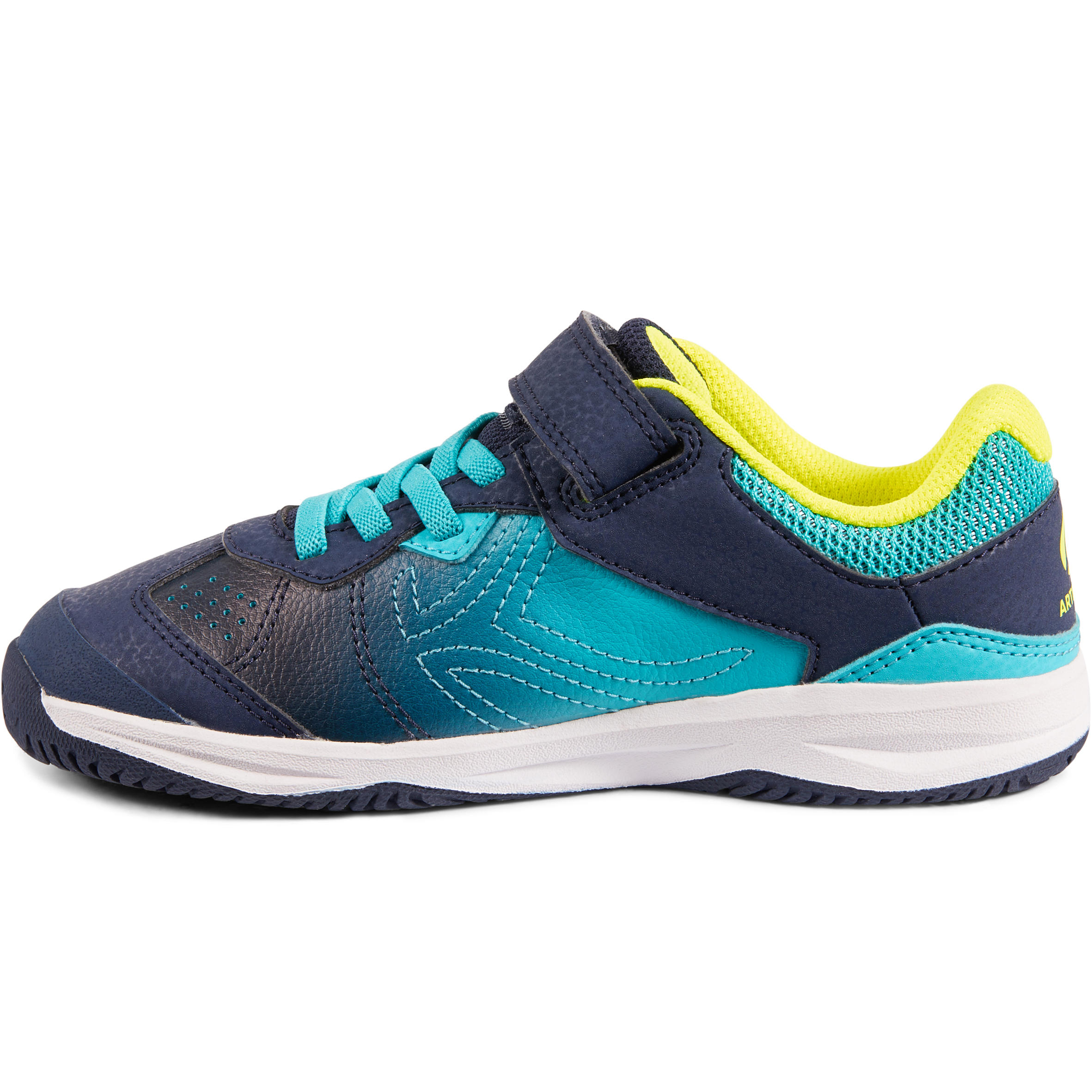 TS160 Kids' Tennis Shoes - Blue/Green 3/9