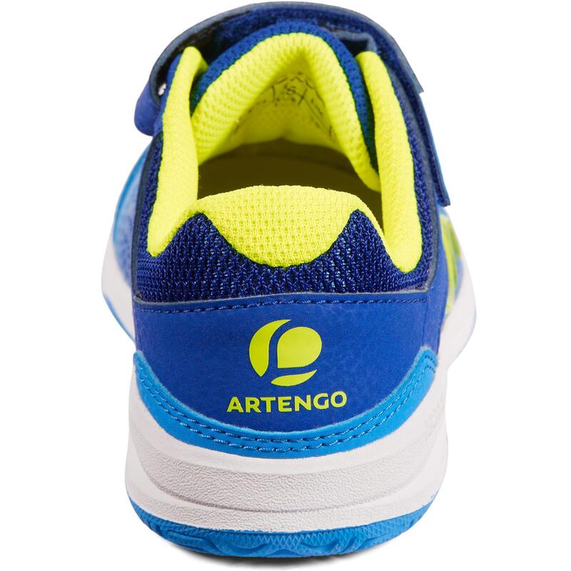 CHAUSSURES ENFANT TENNIS ARTENGO TS160 BLUE YELLOW