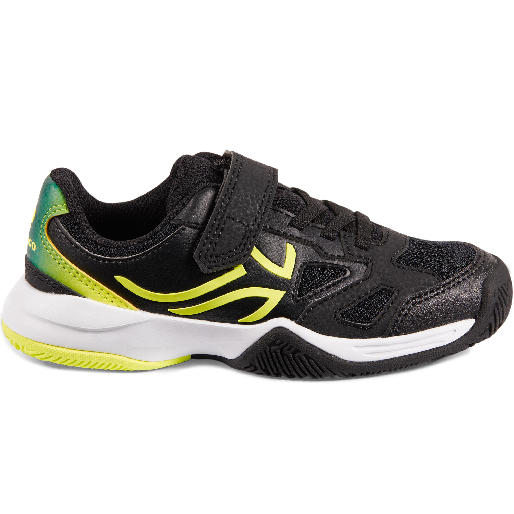 TS560 KD Kids� Tennis Shoes Black/Yellow artengo