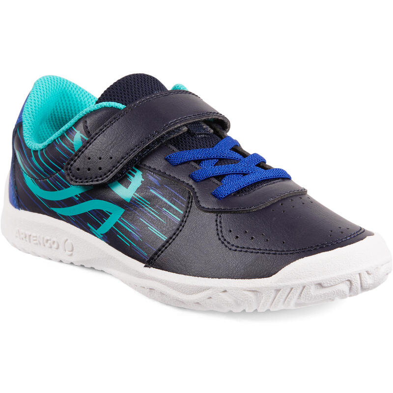 Dětské tenisové boty TS130 Meteor Flash černo-modré