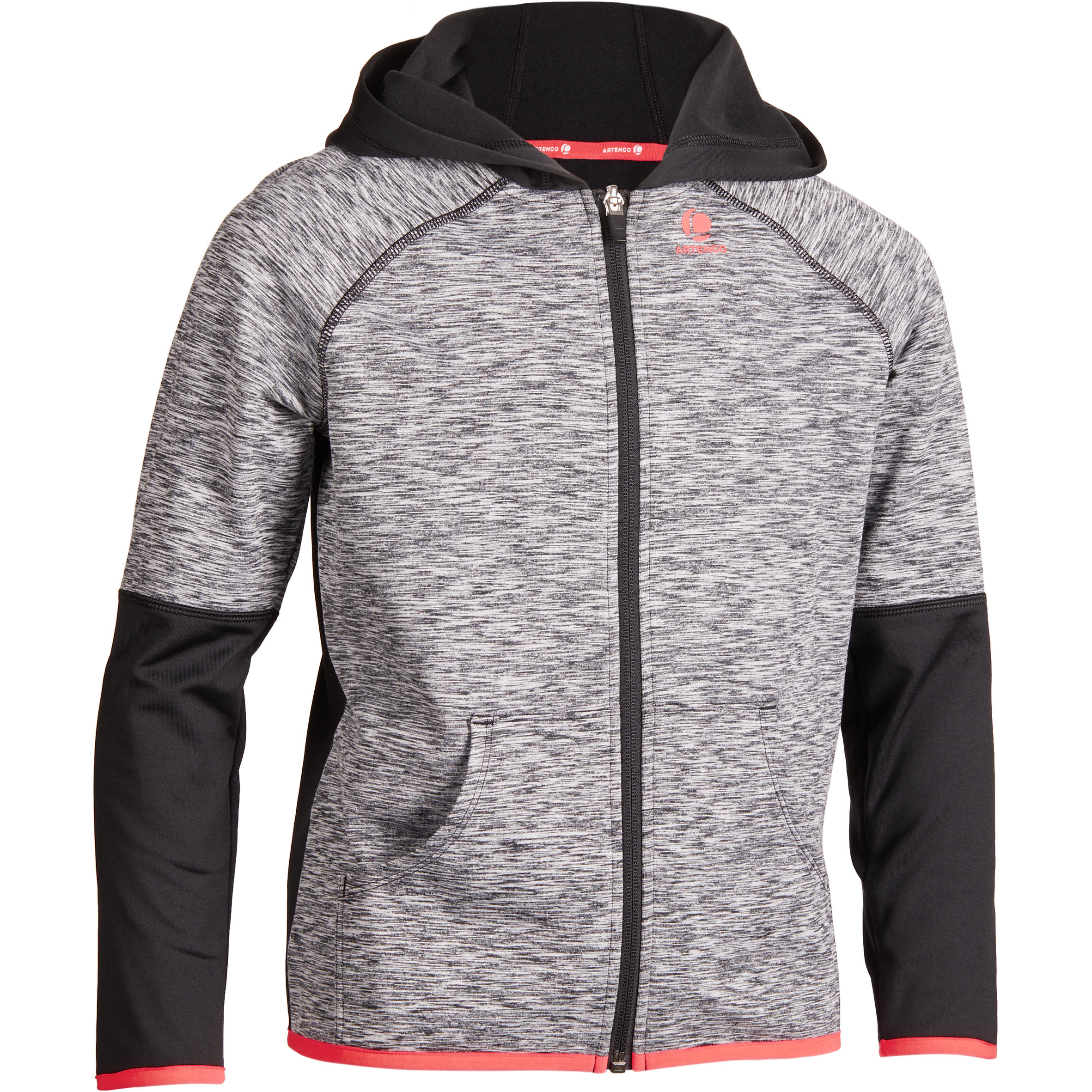 Artengo Vest Thermic Kinderen 500 Zwart Roze artengo kopen in de aanbieding