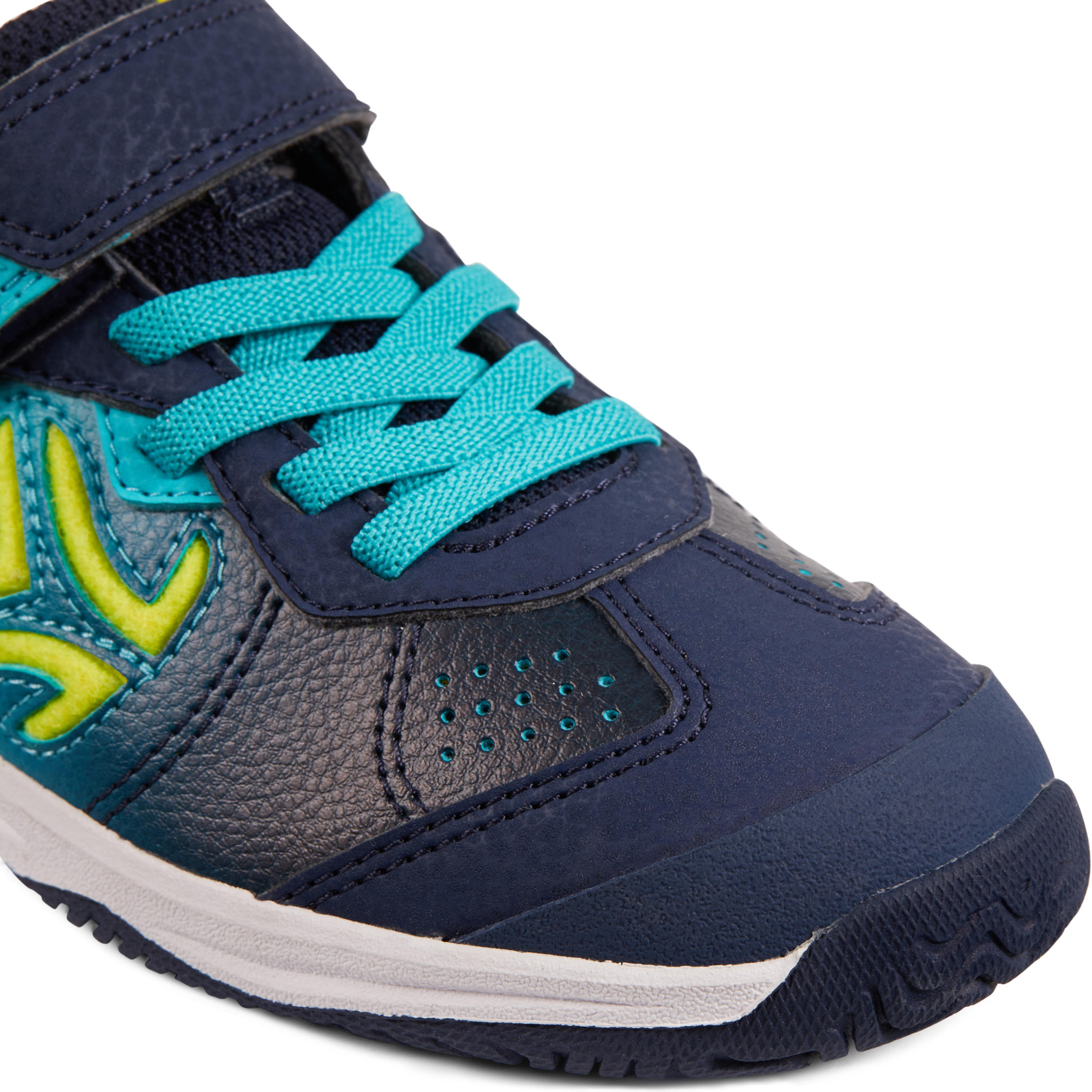 TS160 Kids' Tennis Shoes - Blue/Green 4/9